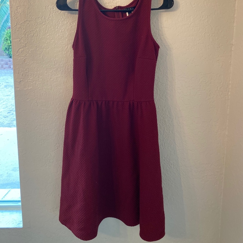 Reynah Maroon Dress